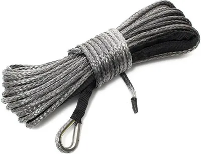 Produktbild von Synthetisches Windenseil LIS64444 3,5t 6mm / Länge: 15m Farbe: Carbon/Grau 3500kg Seilwinde Zugseil Kunststoffseil Seil Qaud ATv UTV Offroad