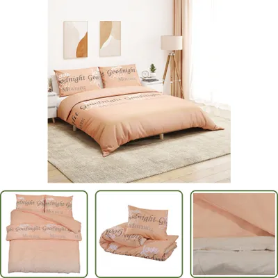 Obrázek produktu pro The Living Store sada ložního prádla růžová 200x200 cm bavlna