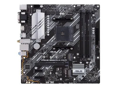 Produktbild von ASUS PRIME B550M-A (WI-FI), AMD, Sockel AM4, AMD Ryzen 3000 Series, DDR4-SDRAM, 128 GB, DIMM