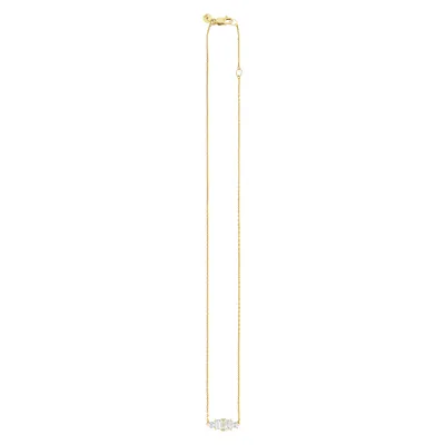 Obrázok produktu pre cai náhrdelník striebro 925 pozlátený biely topás 45cm
