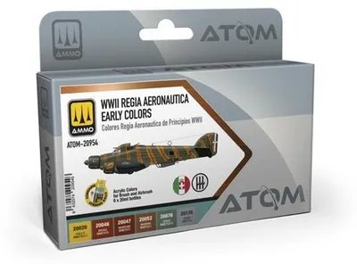 Produktbild von Ammo of MIG ATOM20954 ATOM WWII Regia Aeronautica Early Color Set