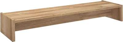 Produktbild von Monitorständer ZOOM, Wildeiche – Bildschirmerhöhung 100cm für 2 Monitore, ergonomischer Schreibtischaufsatz, Organizer für Schreibtisch