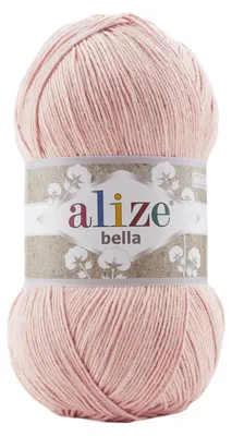 Produktbild von Alize Bella Baumwollgarn 100g/360m Lachs 613 – weich & atmungsaktiv