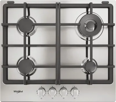 Zdjęcie produktu dla Whirlpool Płyta gazowa - TGML 661 IX R, Stal nierdzewna, Wbudowany, 58 cm, Gaz, Stal nierdzewna, 4 stref(y)