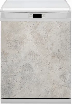 Produktbild von Geschirrspüle Magnet für Spülmaschine Magnetmatte Küche Magnete Dekorative 60x80 cm - Weißer Beton