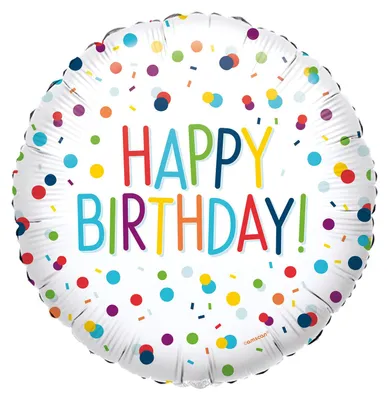 Produktbild von Amscan 4134001, Spielzeugballon, Folie, Geburtstag, Rund, 5 Stück(e)