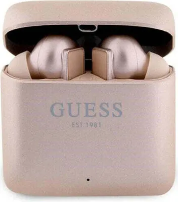 Produktbild von Guess Kopfhörer Bluetooth GUTWSSU20ALEGP TWS + rosa Gold Docking Station/Rosa Gold Gedrucktes Logo