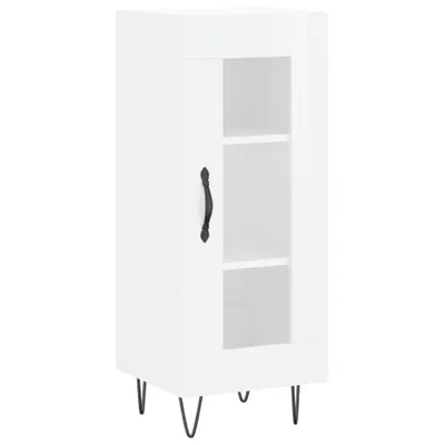 Produktbild von Sideboard Hochglanz-Weiß 34,5x34x90 cm Holzwerkstoff