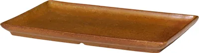 Produktbild von Broste Copenhagen Eli Caramel Brown Teller eckig 20 cm