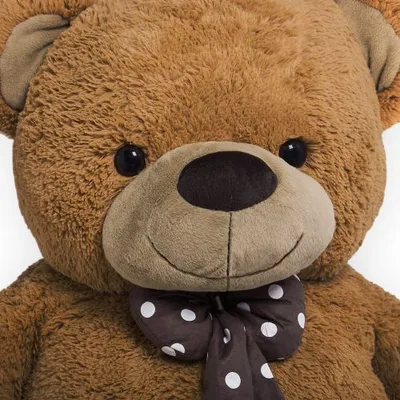 Produktbild von MONZANA® Teddybär L - XXXL 50-175cm Weiches Fell Schleife Tatzendruck Geschenk Plüschtier Kuscheltier Stofftier Riesen Teddy Bär