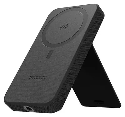 Obrázek produktu pro mophie Snap + powerstation stand, 10000 mAh, Lithium-ion (Li-ion), Bezdrátové nabíjení, 20 W, Černá