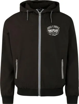 Produktbild von Guns N' Roses Windbreaker Herren Paradise City Label schwarz S