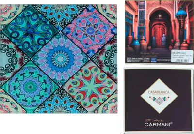 Obrázok produktu pre Podložky pod poháre – marocký vzor (CARMANI)