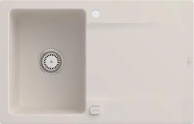 Produktbild von Villeroy & Boch Keramikspüle 333402KR, Siluet 45 Einbauspüle - inkl.