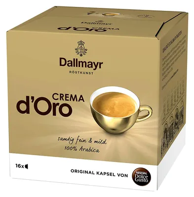 Immagine prodotto di Nescafé Dolce Gusto Dallmayr Crema d´Oro, Kaffee, Kaffeekapsel, 16 Kapseln
