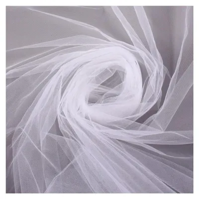 Image de Omgoods - Tissu en tulle blanc pour la décoration et les projets de bricolage