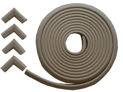Produktbild von Jippie's Schaumstoff-Tischkantenschutz-Set Weiß