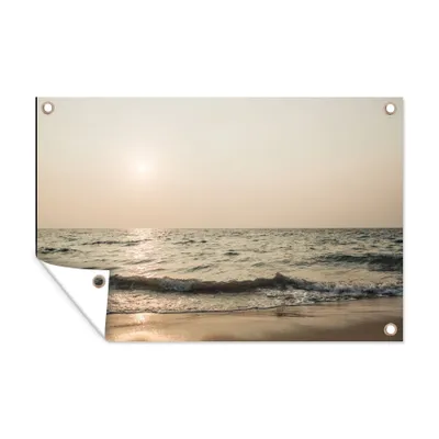 Obrázek produktu pro MuchoWow® Zahradní plakáty - Moře - pláž - slunce - 120x180 cm - Zahradní dekorace