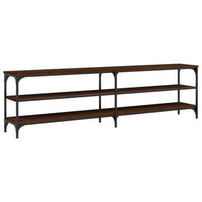 Produktbild von TV-Schrank Braun Eiche 180x30x50 cm Holzwerkstoff und Metall