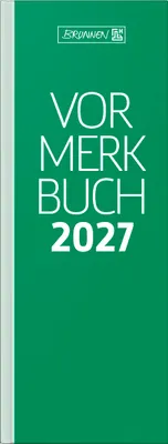 Produktbild von BRUNNEN Vormerkbuch Mod. 785 2027 | 108×297 mm, Papier, grün