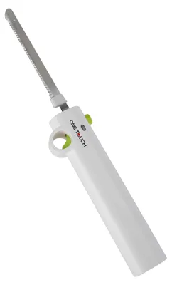Image de ONE TOUCH Couteau électrique sans fil KC 157 – Couteau de cuisine rechargeable avec 2 lames en acier inoxydable