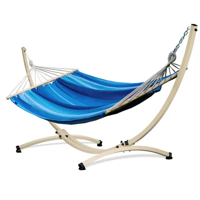 Obrázok produktu pre Potenza hojdacia sieť s rámom Pre dve osoby hojdacia sieť s tyčou 220x160 cm I Galvanizácia rám 220 kg