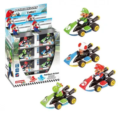 Immagine prodotto di Carrera Pull & Speed - Espositore assortito Mario Kart