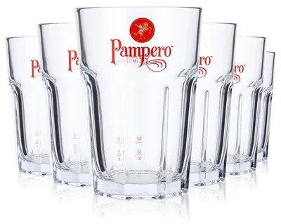 Produktbild von 6x Pampero Rum Glas Tumbler Rumgläser Longdrinkglas 2cl + 4cl