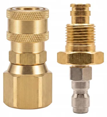 Zdjęcie produktu dla Rosfix Adapter Quick Connect TR20F TR20M 1/4" Kärcher Easy Lock | Szybkozłącze do lanc, dysz i pianownic