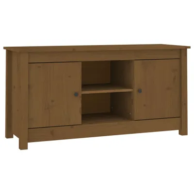 Immagine prodotto di Mobile TV marrone miele 103x36,5x52 cm in legno di pino massiccio