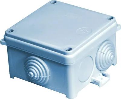 Produktbild von Aufputzdose, hermetisch, leer, IP55, weiß, N80x80, Simet 35110206