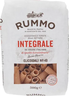 Produktbild von 16er-Pack Rummo Pasta Integrale Elicoidali N°49,Vollkornnudeln Nudeln Vollkorn Italienische Pasta 500g