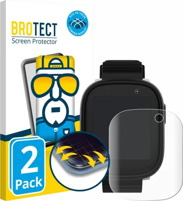 Produktbild von 2x BROTECT Fullscreen Schutzfolie für Xplora X6 Play 2022 (1. Generation) Displayschutz Folie Fullcover Klar Transparent