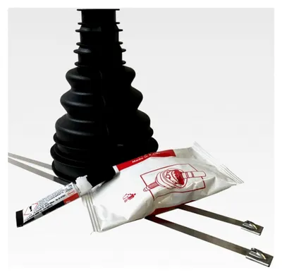 Produktbild von Teilbare Achsmanschette 90–100 mm – Universelle Antriebswellenmanschette aus hochwertigem Gummi – einfache Montage ohne Demontage der Achse – langlebig und flexibel.