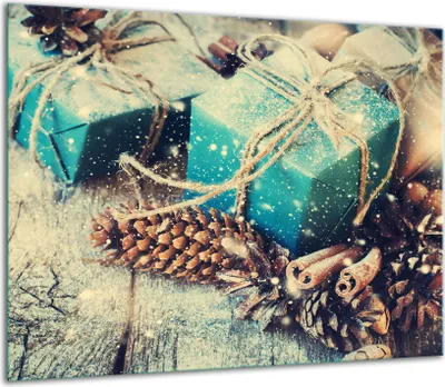 Produktbild von Herdabdeckplatten Glaskeramikkochfeld-Abdeckung Spritzschutz Glas 60x52cm Art