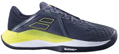 Produktbild von Babolat Propulse Fury 3 Clay Tennisschuhe Sportschuhe grau/gelb/weiß 30S23425-3027, Schuhgröße:46 EU