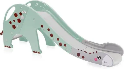 Productafbeelding van Glijbaan - Kinderglijbaan - Giraf - Turquoise - Geschikt voor binnen- als buitengebruik