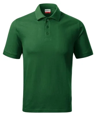 Imagen del producto de Malfini - Camiseta polo para hombre, de algodón grueso, modelo PP10024 (talla S), color verde botella