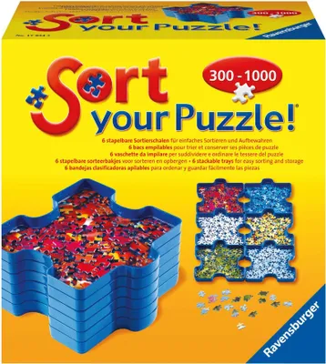 Produktbild von Ravensburger Sort Your Puzzle 6 stapelbare Sortierkästen 17934