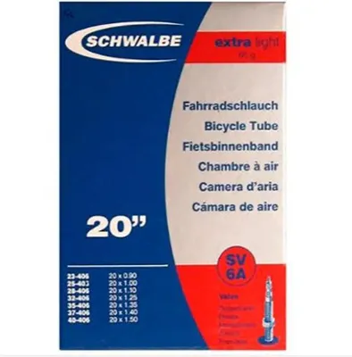 Produktbild von 26 Zoll SCHWALBE Fahrrad MTB Schlauch 40/54-559 SV14A Light 26x1.5/2.1 bike tube Sclaverand