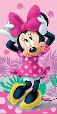 Produktbild von Handtuch Minnie rosa 02 70x140 cm