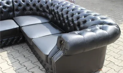 Produktbild von Chesterfield Sofa Ecke Eckcouch Ecksofa Polster Sitz Garnitur Eckgarnitur LordII