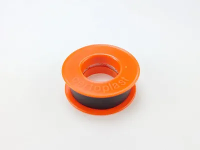 Produktbild von Klebebandgabel aus schwarzem PVC, Rolle 4,5 m