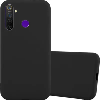 Obrázek produktu pro Cadorabo Case for Realme 5 / 5i / 6i / C3 Protective Cover in Black Pouzdro na mobilní telefon TPU Silicone Case Cover