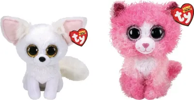 Obrázek produktu pro Ty - Stofftiere - Beanie Boo's - Phoenix Fox & Reagan Cat