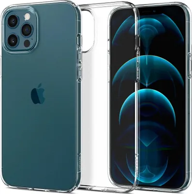 Zdjęcie produktu dla Etui Spigen Liquid Crystal do iPhone'a 12 Pro Max - przezroczyste