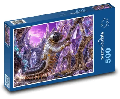 Obrázek produktu pro Puzzle 500 Mnohonožka v kosmu - martinpuzzle