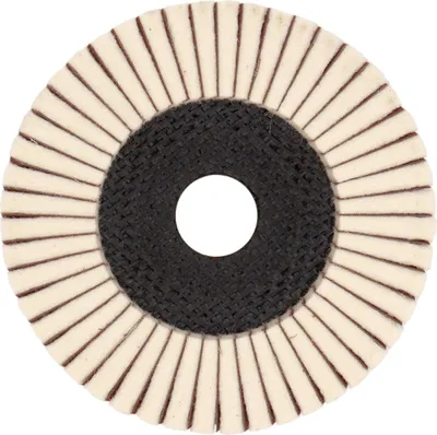 Produktbild von FORMAT kombinierte Filz-Fächerscheibe 125mm, Schleifleinen