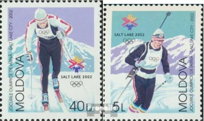 Produktbild von Briefmarken Moldawien 2002 Mi 421-422 (kompl.Ausg.) postfrisch Olympische Winterspiele