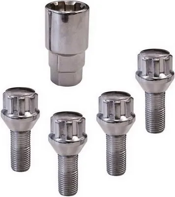 Produktbild von CARPOINT Felgenschlösser Satz M14 für VW Golf IV Schrägheck (1J1) Golf V Schrägheck (1K1) POLO (9N) Passat Variant (3G5, CB5) Passat Variant (3C5)